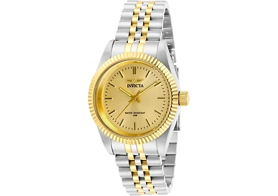 Invicta Women's 29405 Specialty Quartz 3 Hand Champagne Dial Watch