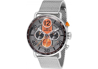 Invicta Men's 49371 Speedway Quartz Chronograph Orange Dial Watch