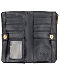 Patricia Nash Prassa Bark Leaves Textured Wallet