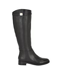 Guess Women's Zoro Wide Calf Leather Riding Boots