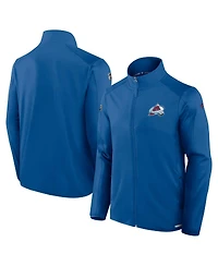 Fanatics Men's Blue Colorado Avalanche Authentic Pro Rink Fleece Full-Zip Jacket