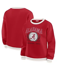 Wear by Erin Andrews Women's Crimson Alabama Tide Seal Sweatshirt