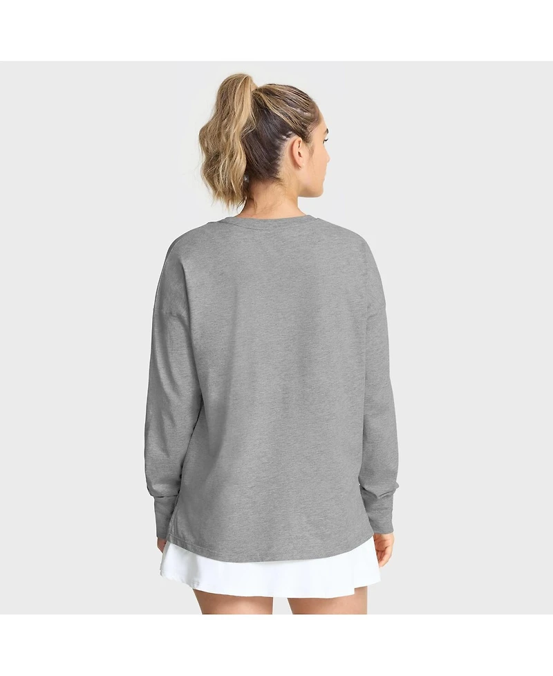 Fanatics Women's Heather Gray Philadelphia Eagles Hometown Legacy Long Sleeve T-Shirt
