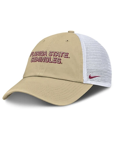 Nike Men's Vegas Gold Florida State Seminoles 2025 Gameday On-Field Club Adjustable Trucker Hat