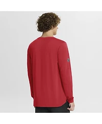 Fanatics Men's Red Chicago Blackhawks Authentic Pro Centennial Rink Tech Long Sleeve T-Shirt