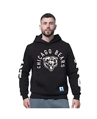 Starter Men's Black Chicago Bears Handoff Fleece Hoodie Sweatshirt