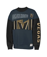 Outerstuff Big Boys and Girls Steel/Black Vegas Golden Knights Impact Player Sweatshirt