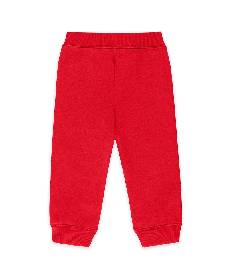 Wear by Erin Andrews Baby Boys and Girls Newborn 2-Piece Red Kansas City Chiefs Fleece Crewneck Pants Set