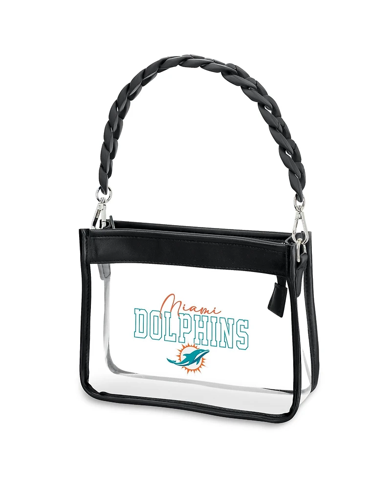 Wear by Erin Andrews Miami Dolphins Plastic Chain Mini Crossbody
