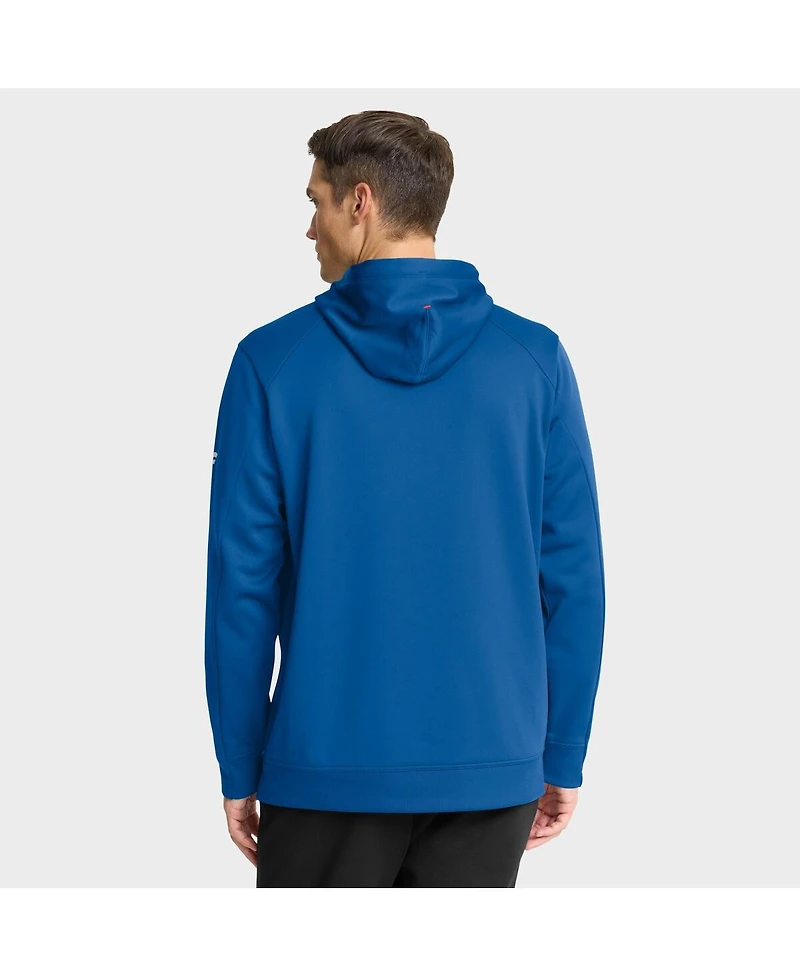 Fanatics Men's Blue New York Rangers Authentic Pro Rink Centennial Hoodie