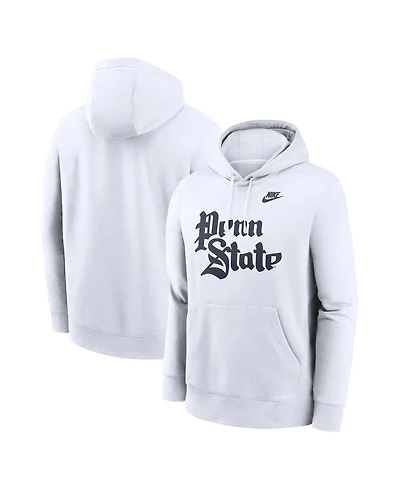 Nike Men's White Penn State Nittany Lions Vault Club Hoodie