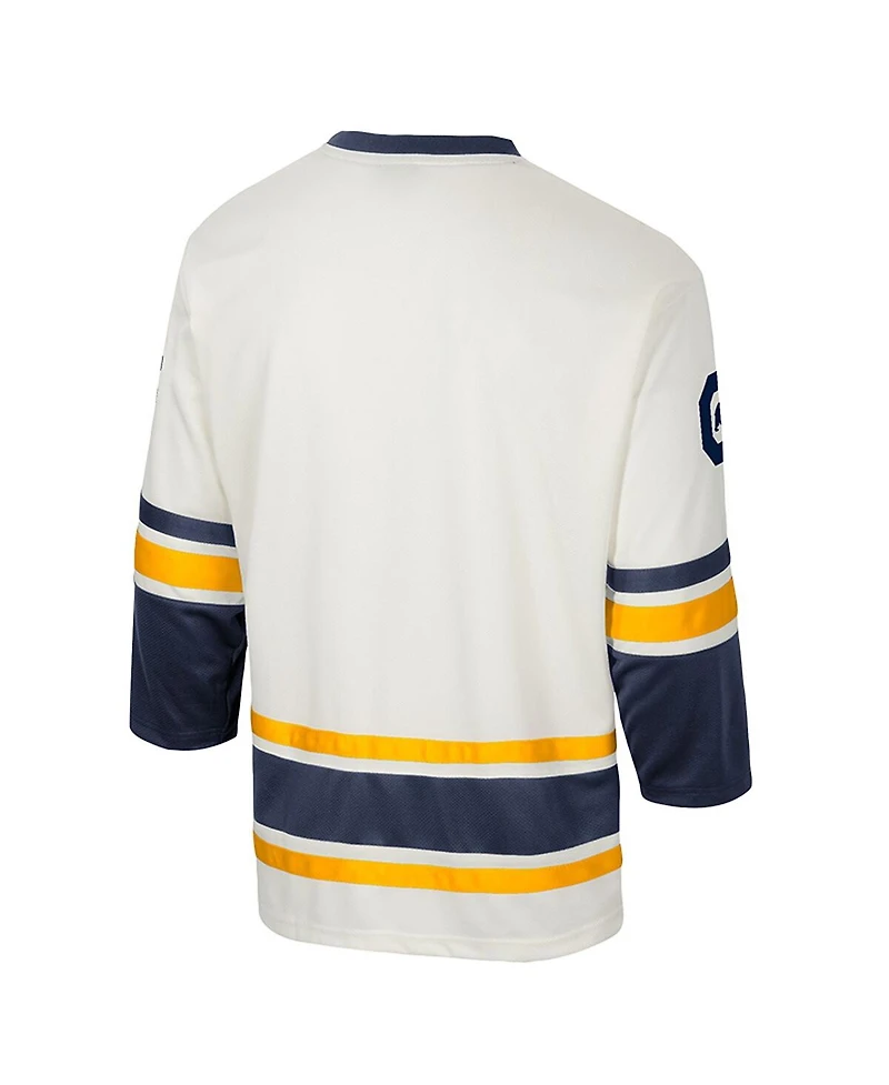 Colosseum Men's Cream Cal Bears Puck Proud Fashion Hockey Jersey