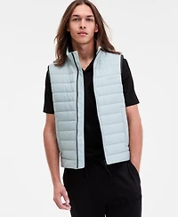Hugo by Boss Men's Barvino2435 Slim-Fit Quilted Full-Zip Liner Vest