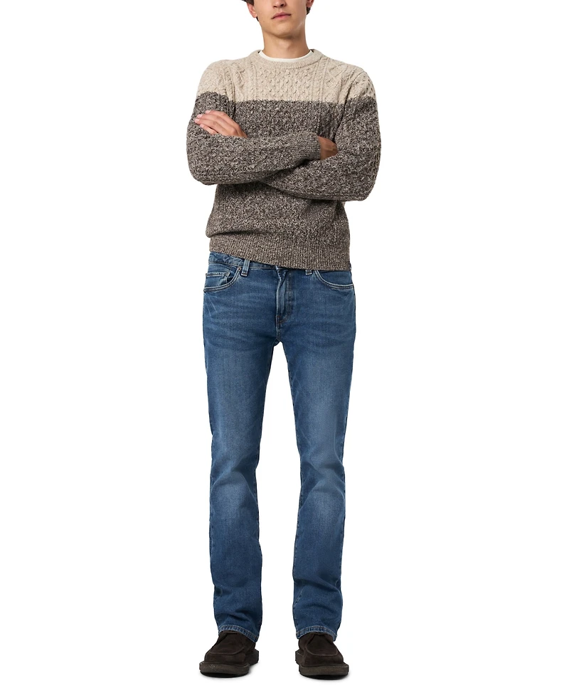 Buffalo David Bitton Men's Wintor Colorblock Cable Knit Sweater