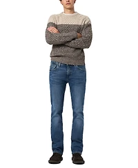 Buffalo David Bitton Men's Wintor Colorblock Cable Knit Sweater