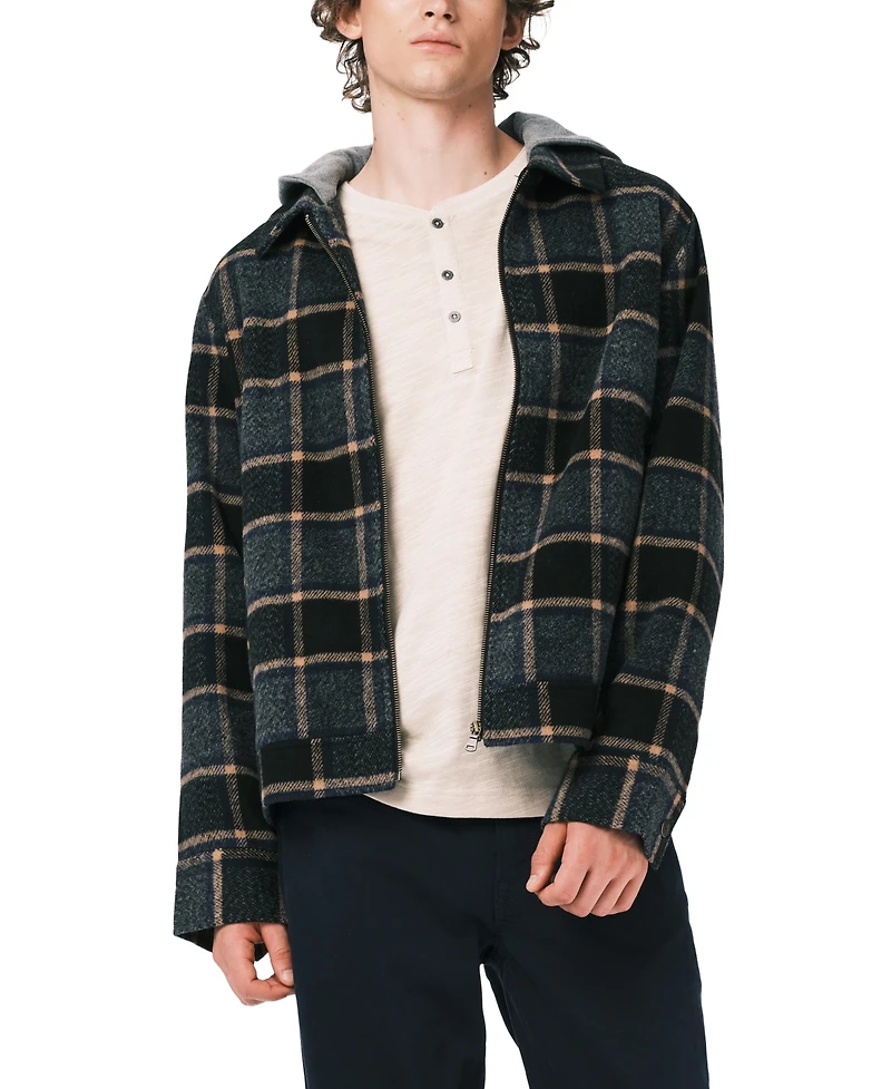 Buffalo David Bitton Men's Jude Hooded Boxy Jacket