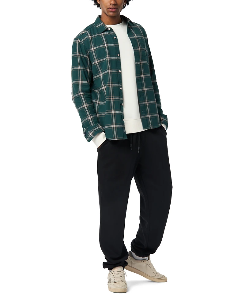 Buffalo David Bitton Men's Sago Regular Fit Plaid Pattern Shirt