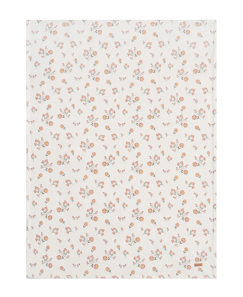 Lucky Brand Daisy Floral Cozy Plush Throw, 50" x 70"