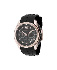 Technomarine Men's Tm-318102 Ocean Quartz Chronograph Black Dial Watch