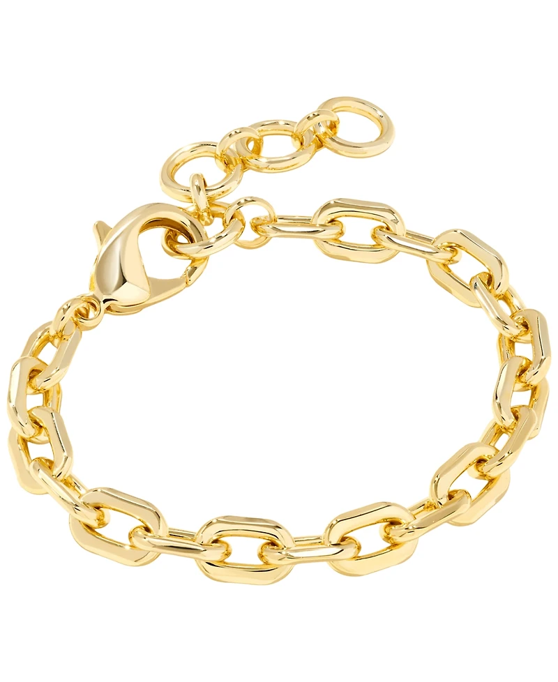Kendra Scott 14K Gold-Tone Over Brass Korinne Chain Bracelet, Macy's Exclusive
