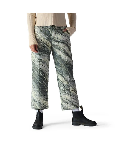 Backcountry Women's Oakbury Print Synthetic Quilted Pant Heavyweight Long Underwear Bottoms