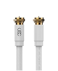 Ultra Clarity Cables RG6 Coaxial Cable CL3 In Wall Rated Digital Audio Video Satellite Extension Gold Plated Connectors