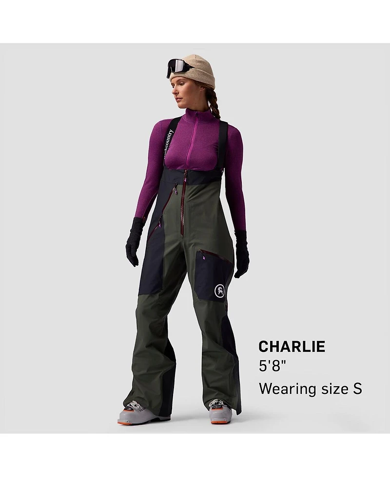 Backcountry Women's Cardiac Gore-tex 3L Bib Pant Non-Insulated Ski and Snowboard Pants