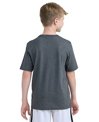 adidas Boys 8-20 Short-Sleeve Spray Gradient Logo T-Shirt