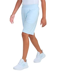 adidas Boys 8-20 Elastic Waistband Essentials Big Logo Shorts