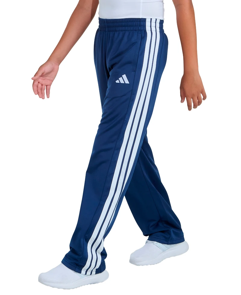 adidas Boys 8-20 Elastic Waistband 3-Stripe Sport Pants