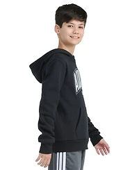 adidas Boys 8-20 Long-Sleeve Hooded Collegiate Sweatshirt