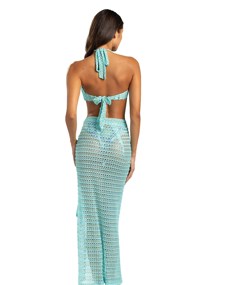 Beach Bunny Swimwear Women's Camden Wrap Bikini Top