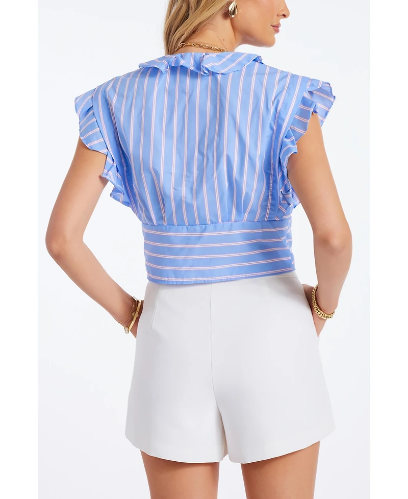 Bishop + Young Women's Raphael Ruffle Top