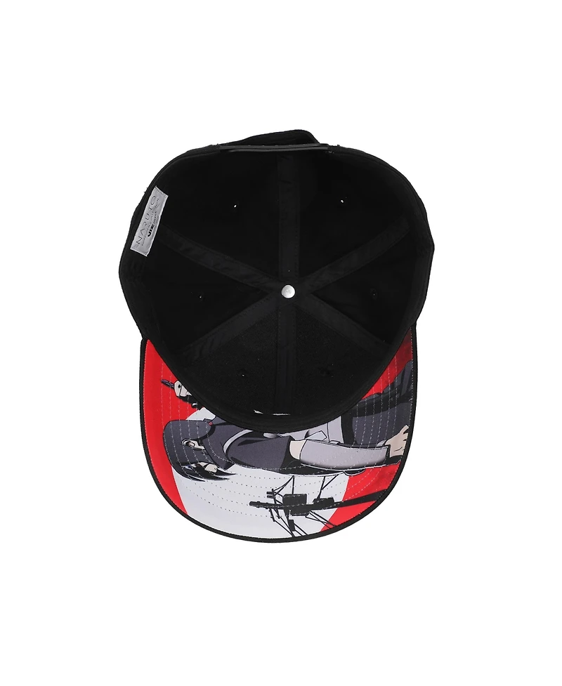 Naruto Men's Itachi Embroidery And Sublimation Cotton Twill B2 Ball Cap Traditional Adjustable