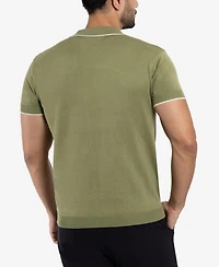 Xray Men's Collar V-Neck Polo Sweater