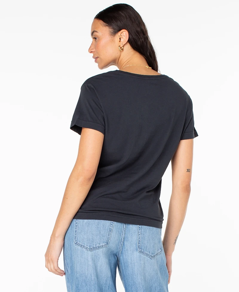 Roxy Women's 90s Hibiscus Band Bfc Crewneck Top