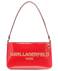 Karl Lagerfeld Paris Kristina Demi Small Shoulder Zipper Bag