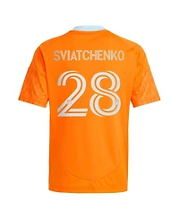 Adidas Big Boys and Girls Erik Sviatchenko Orange Houston Dynamo Fc 2025 Season 20 Replica Player Jersey