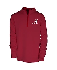 Garb Big Boys and Girls Crimson Alabama Tide Sterling Long Sleeve Quarter-Zip Performance Top