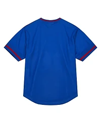 Mitchell & Ness Men's Red Philadelphia 76ers Jumbotron 3.0 Mesh V-Neck T-Shirt