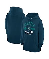 G-iii 4Her by Carl Banks Women's Navy Seattle Mariners City Graphic Pullover Hoodie
