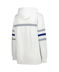 Mitchell & Ness Women's White Buffalo Bills Plus Head Coach Throwback Pullover Hoodie