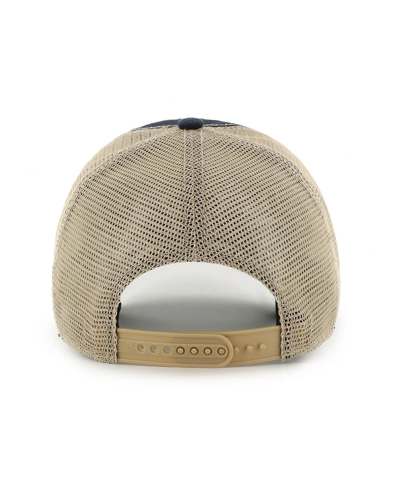 '47 Brand Men's Black/Tan Chicago Bulls Wabash Patch Clean Up Adjustable Hat