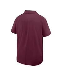 Nike Men's Maroon Minnesota Golden Gophers Woven Polo Shirt