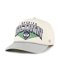 '47 Brand Men's Natural UConn Huskies Pomona Two-Tone Rope Hitch Adjustable Hat
