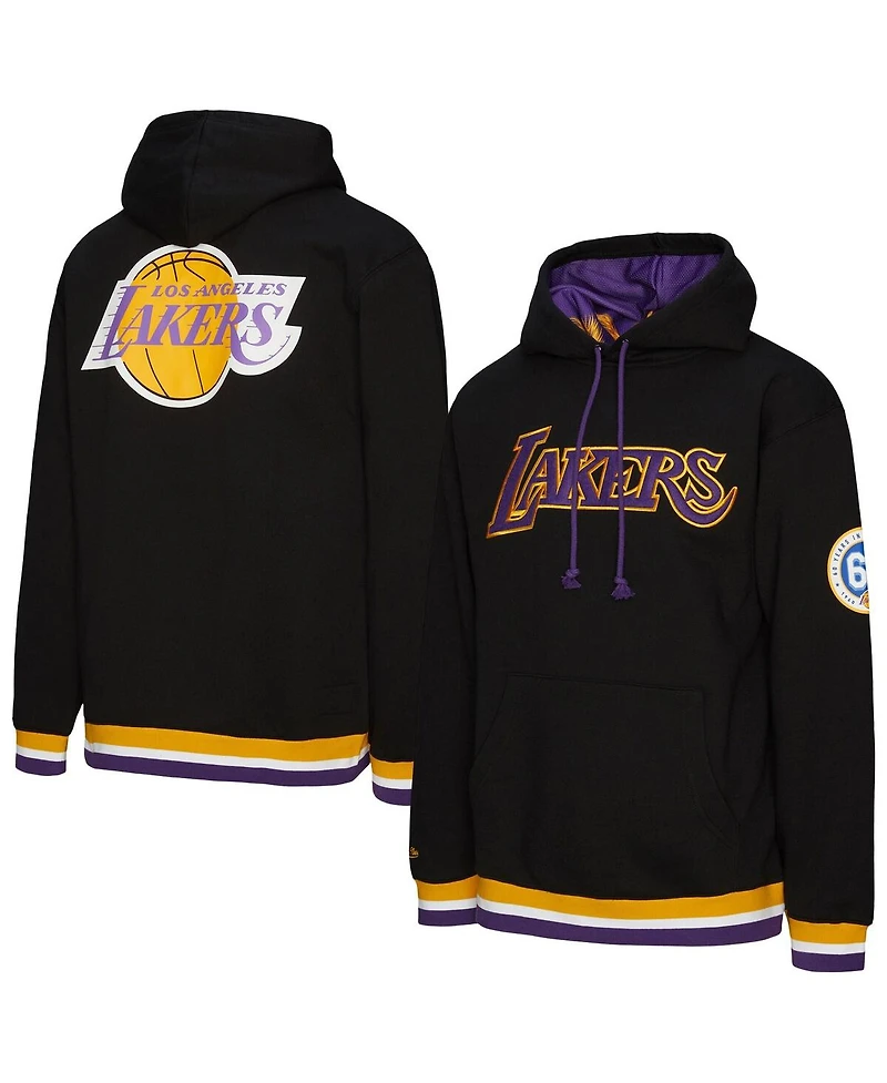 Mitchell & Ness Men's and Women's Black Los Angeles Lakers Heavyweight Hoodie