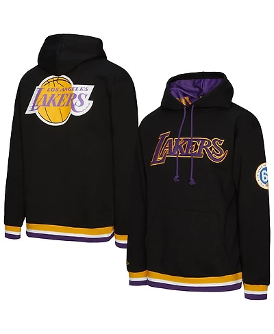 Mitchell & Ness Men's and Women's Black Los Angeles Lakers Heavyweight Hoodie