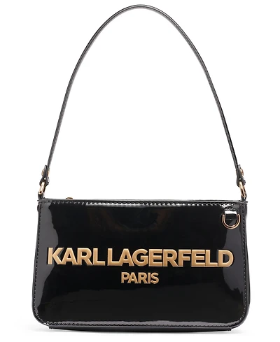 Karl Lagerfeld Paris Kristina Demi Small Shoulder Zipper Bag
