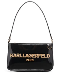 Karl Lagerfeld Paris Kristina Demi Small Shoulder Zipper Bag