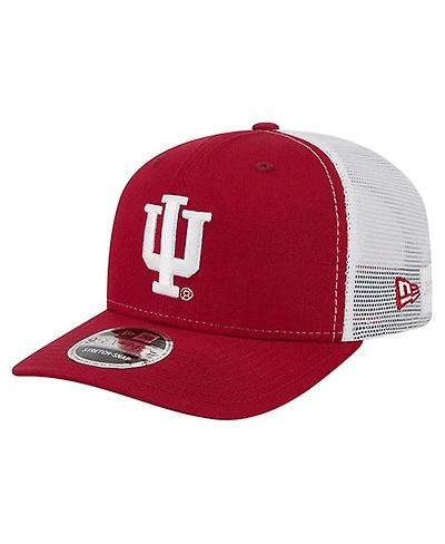 New Era Men's Crimson Indiana Hoosiers Team 9SEVENTY Coolera Trucker Adjustable Hat